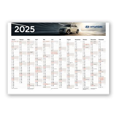 Hyundai Jahreswandkalender 2025