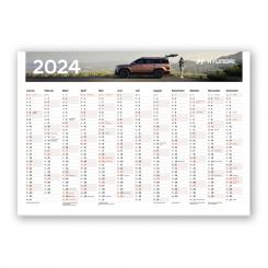 Hyundai Jahreswandkalender 2024 