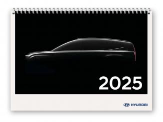 Hyundai Monatswandkalender 2025 